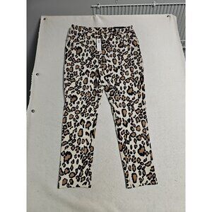 Chico's So Slimming Petite Refined Ponte Animal Ankle Pant Size 1.5P/10 New